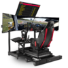 ELITE QUAD MONITOR STAND CARBON GREY