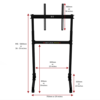 FREE STANDING SINGLE MONITOR STAND